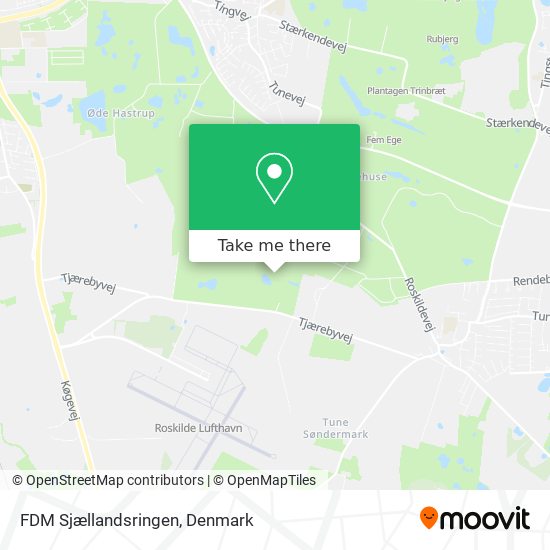 FDM Sjællandsringen map