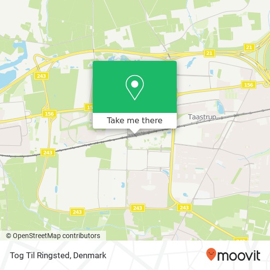 Tog Til Ringsted map