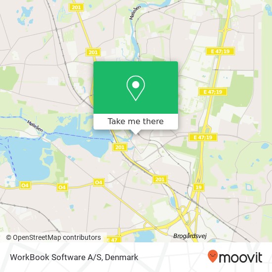WorkBook Software A/S map