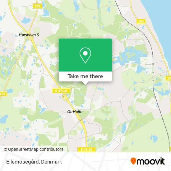 Ellemosegård map