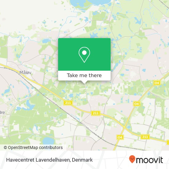 Havecentret Lavendelhaven map