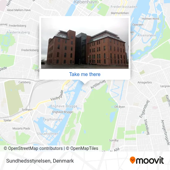 Sundhedsstyrelsen map