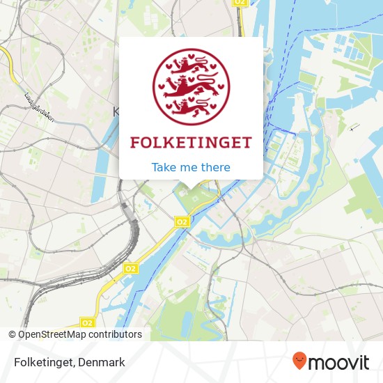 Folketinget map