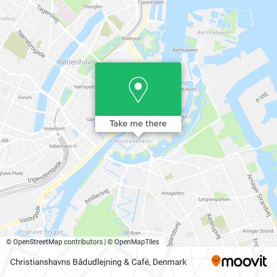 Christianshavns Bådudlejning & Café map