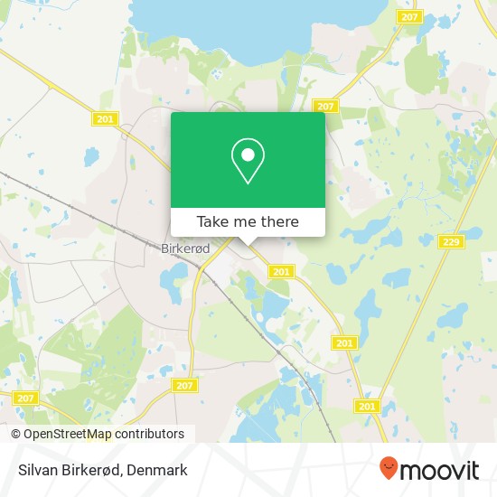 Silvan Birkerød map