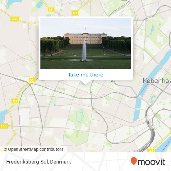 Frederiksberg Sol map