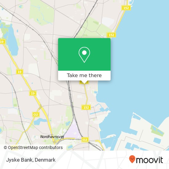 Jyske Bank map