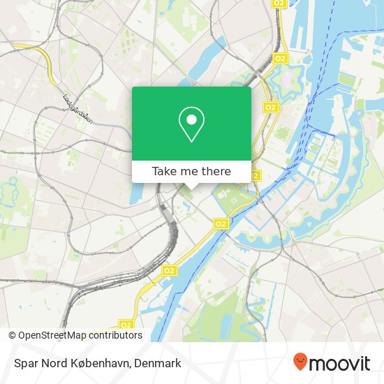 Spar Nord København map