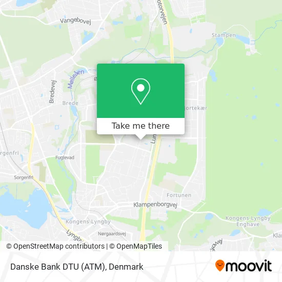 Danske Bank DTU (ATM) map