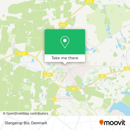 Slangerup Bio map