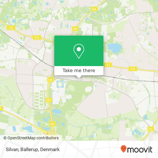 Silvan, Ballerup map
