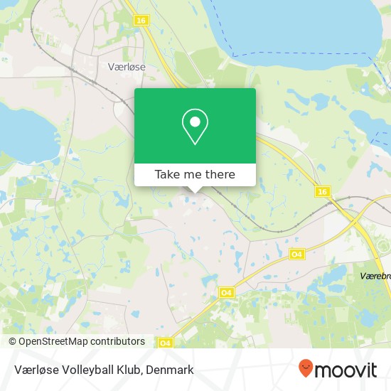 Værløse Volleyball Klub map