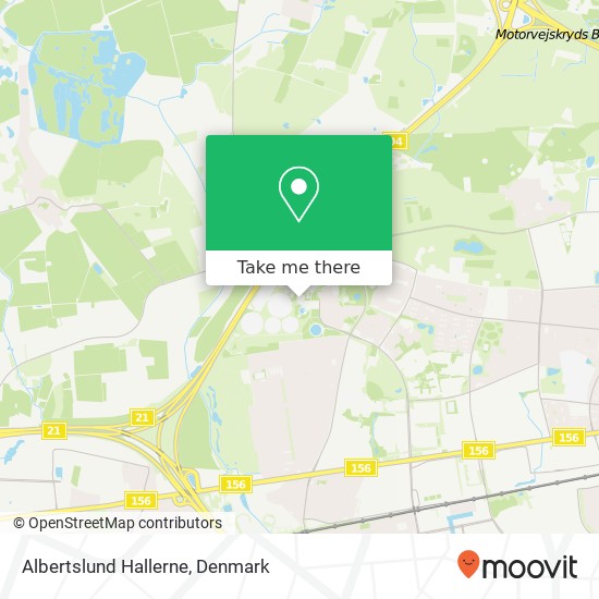 Albertslund Hallerne map