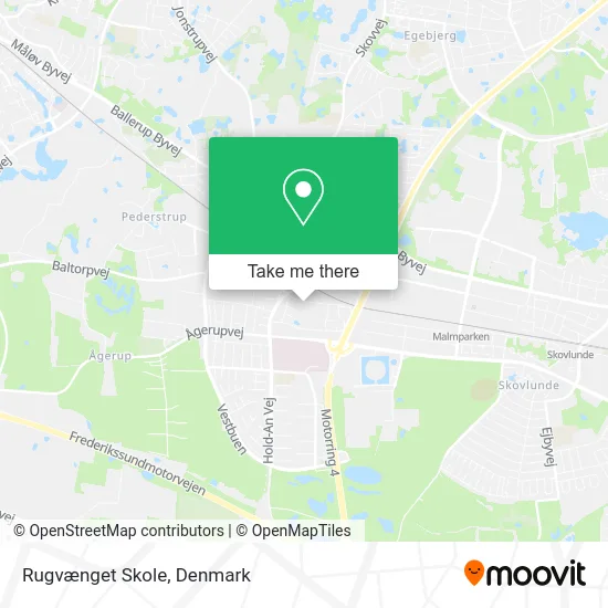 Rugvænget Skole map