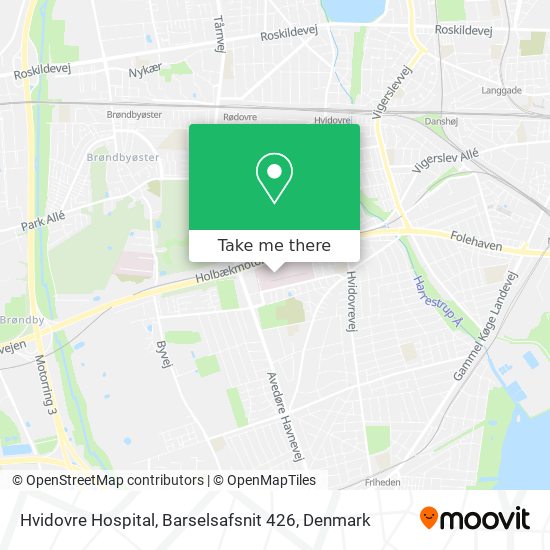 Hvidovre Hospital, Barselsafsnit 426 map