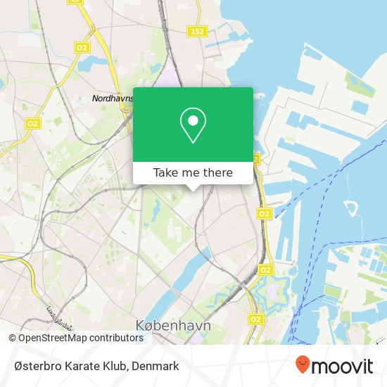 Østerbro Karate Klub map