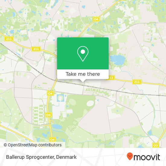 Ballerup Sprogcenter map