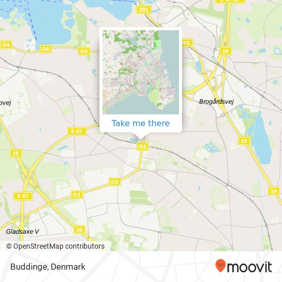 Buddinge map