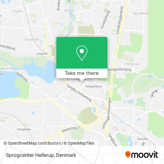 Sprogcenter Hellerup map