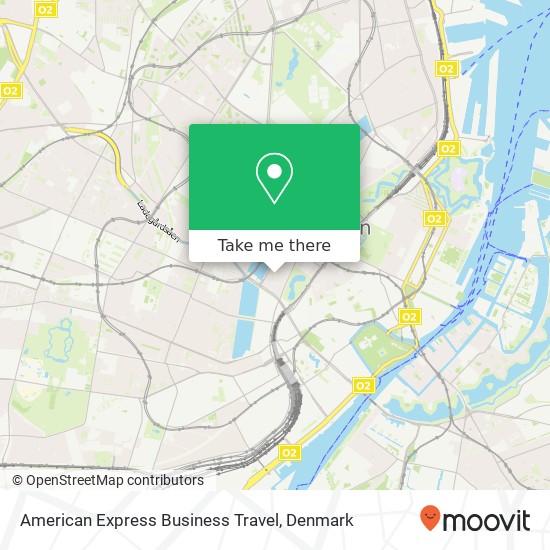 American Express Business Travel map