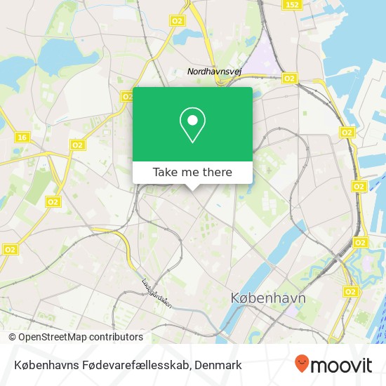 Københavns Fødevarefællesskab map