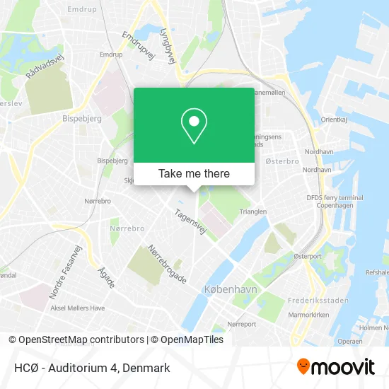 HCØ - Auditorium 4 map