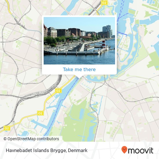 Havnebadet Islands Brygge map