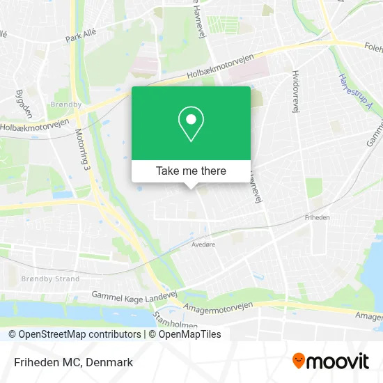 Friheden MC map