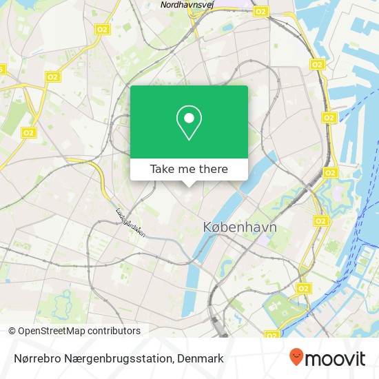 Nørrebro Nærgenbrugsstation map