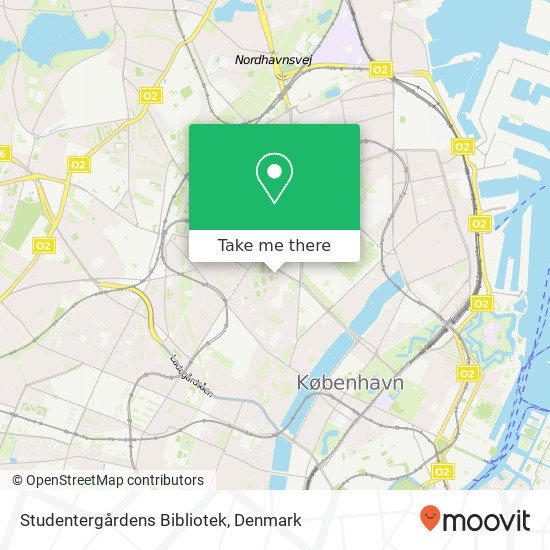 Studentergårdens Bibliotek map