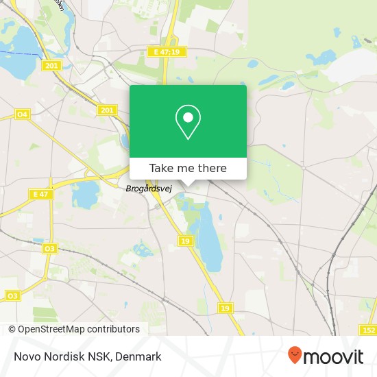 Novo Nordisk NSK map