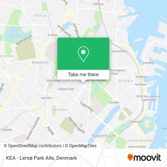 KEA - Lersø Park Alle map