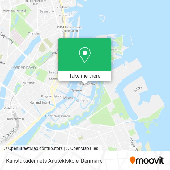 Kunstakademiets Arkitektskole map