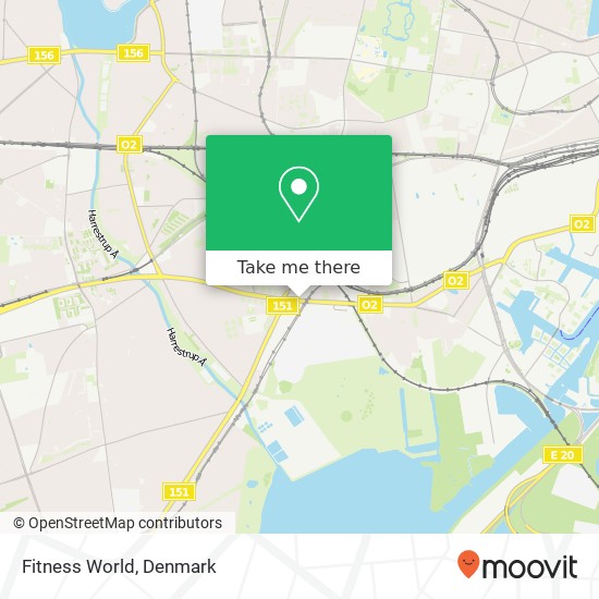 Fitness World map