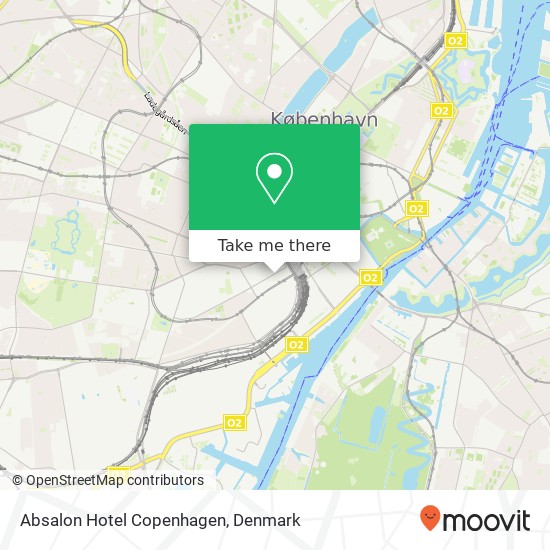 Absalon Hotel Copenhagen map