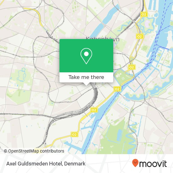 Axel Guldsmeden Hotel map