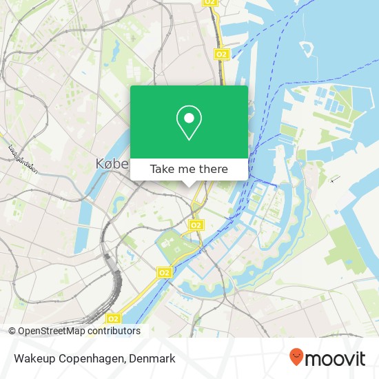 Wakeup Copenhagen map