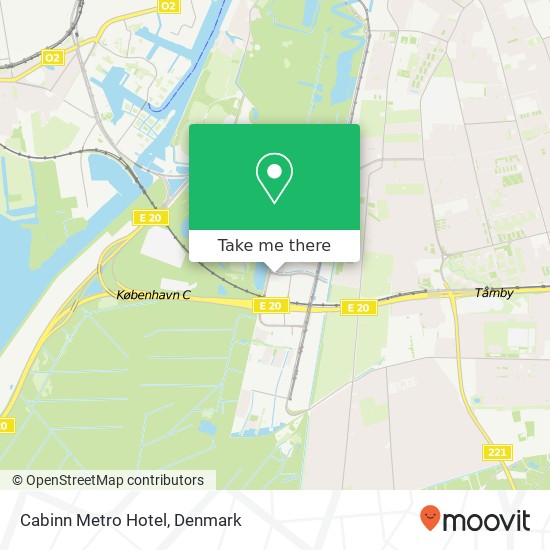 Cabinn Metro Hotel map
