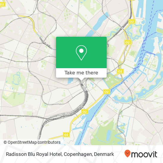Radisson Blu Royal Hotel, Copenhagen map