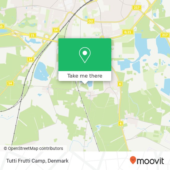 Tutti Frutti Camp map