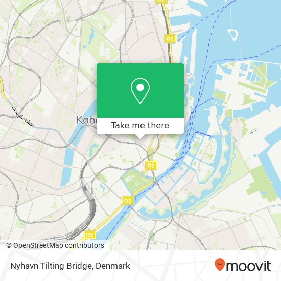 Nyhavn Tilting Bridge map