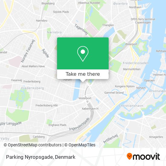 Parking Nyropsgade map