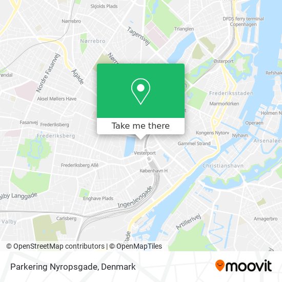 Parkering Nyropsgade map