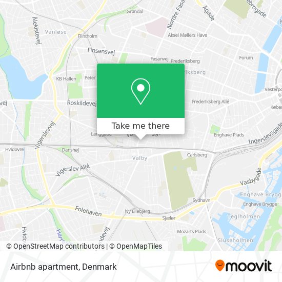 Airbnb apartment map