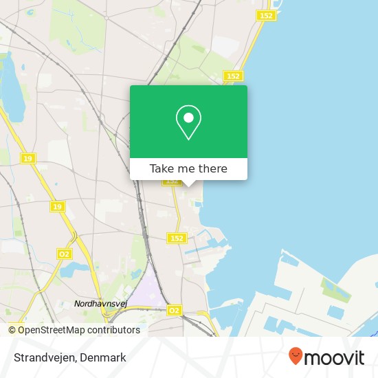 Strandvejen map