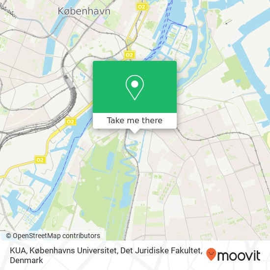 KUA, Københavns Universitet, Det Juridiske Fakultet map