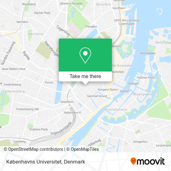 Københavns Universitet map