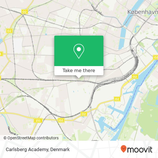 Carlsberg Academy map