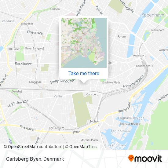Carlsberg Byen map