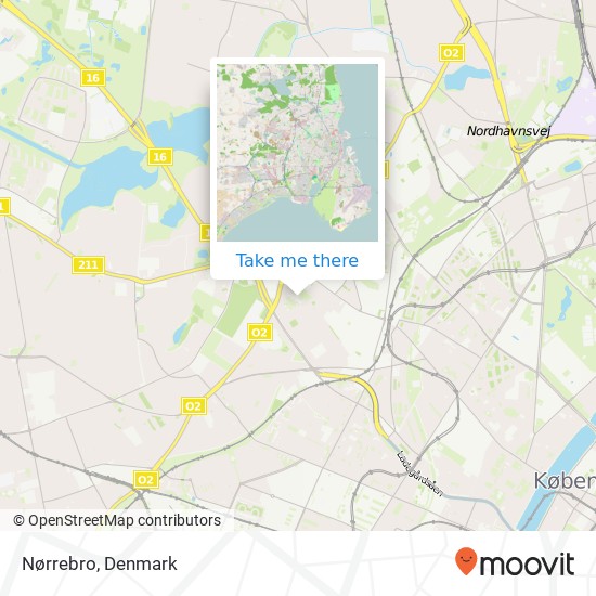 Nørrebro map